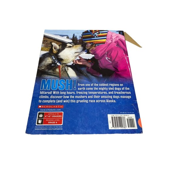 Scholastic Mush sled dogs of the Iditarod paperback book - Picture 2 of 5